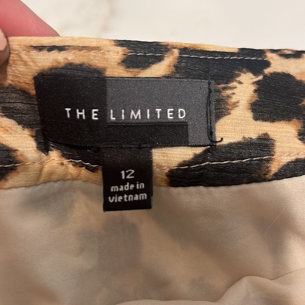 LIMITED Leopard Print Mini Skirt size 12 - Picture 4 of 8